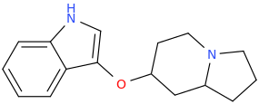    Octahydroindolizine-7-yl indole-3-yl ether.png