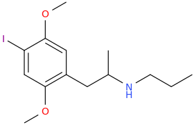   1-(4-iodo-2,5-dimethoxyphenyl)-2-propylaminopropane.png