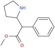   1-carbomethoxy-1-phenyl-1-(2-pyrrolidinyl)methane.png