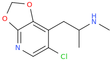  1-(2,3-methylenedioxy-5-chloropyridinyl)-2-methylaminopropane.png
