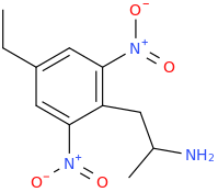  1-(2,6-dinitro-4-ethylphenyl)-2-aminopropane.png