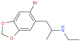 1-(2-bromo-4,5-methylenedioxyphenyl)-2-ethylaminopropane.png