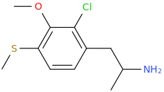  1-(2-chloro-3-methoxy-4-(methylthio)phenyl)-2-aminopropane.png