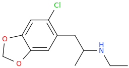  1-(2-chloro-4,5-methylenedioxyphenyl)-2-ethylaminopropane.png