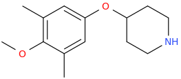  piperidin-4-yl 3,5-dimethyl-4-methoxyphenyl ether.png