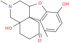 1,2,3,4,5,6,7-heptahydro-N-methyl-2-oxo-4a,9-dihydroxy-12-methyl-Benzo[b]isoquinolino[4a,4-d]furan.png