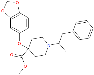 1,3-benzodioxole-5-yl-(N-(2-phenyl-1-methylethyl)-4-carbomethoxy-piperidine-4-yl)%20ether.png