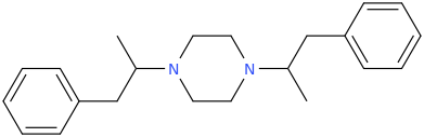 1,4-di-(1-methyl-2-phenylethyl)piperazine.png