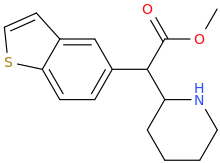 1-(1-thiaindene-5-yl)-1-carbomethoxy-1-(2-piperidinyl)methane.png