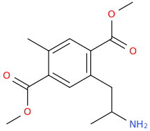 1-(2,5-dicarbomethoxy-4-methylphenyl)-2-aminopropane.png