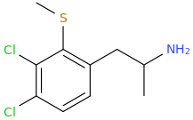 1-(2-methylthio-3,4-dichlorophenyl)-2-aminopropane.png