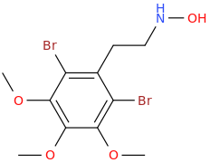 1-(3,4,5-trimethoxy-2,6-dibromophenyl)-2-hydroxylaminoethane.png