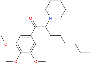 1-(3,4,5-trimethoxyphenyl)-1-oxo-2-(1-piperidinyl)octane.png