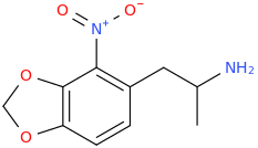 1-(3,4-methylenedioxy-2-nitrophenyl)-2-aminopropane.png