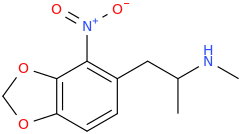 1-(3,4-methylenedioxy-2-nitrophenyl)-2-methylaminopropane.png
