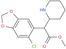 1-(3,4-methylenedioxy-6-chlorophenyl)-1-carbomethoxy-(2-piperidinyl)methane.png