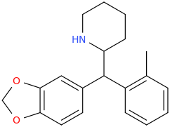 1-(3,4-methylenedioxyphenyl)-1-(2-piperidinyl)-1-(2-methylphenyl)methane.png