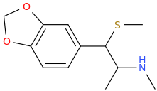 1-(3,4-methylenedioxyphenyl)-1-(methylthio)-2-methylaminopropane.png