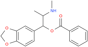 1-(3,4-methylenedioxyphenyl)-1-(phenylcarbonyloxy)-2-methylaminopropane.png