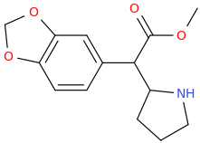 1-(3,4-methylenedioxyphenyl)-1-carbomethoxy-1-(2-pyrrolidinyl)methane.png