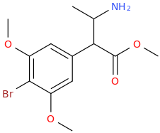 1-(3,5-dimethoxy-4-bromophenyl)-1-carbomethoxy-2-aminopropane.png