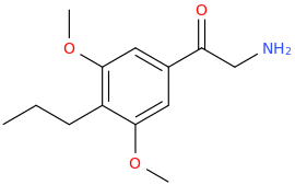 1-(3,5-dimethoxy-4-propylphenyl)-1-oxo-2-aminoethane.png