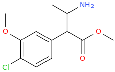 1-(3-methoxy-4-chlorophenyl)-2-amino-1-carbomethoxypropane.png