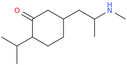1-(3-oxo-4-isopropylcyclohexyl)-2-methylaminopropane.png