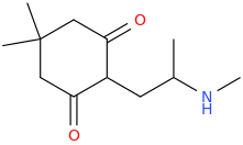 1-(4,4-dimethyl-2,6-dioxocyclohex-1-yl)-2-methylaminopropane.png