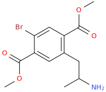 1-(4-bromo-2,5-dicarbomethoxyphenyl)-2-aminopropane.png
