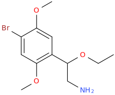 1-(4-bromo-2,5-dimethoxyphenyl)-1-ethoxy-2-aminoethane.png