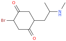 1-(4-bromo-2,5-dioxocyclohexyl)-2-methylaminopropane.png