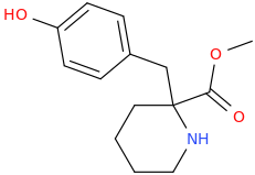 1-(4-hydroxyphenyl)-2-carbomethoxy-1-(piperidine-2-yl)methane.png