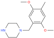 1-(4-methyl-2,5-dimethoxyphenyl)-1-piperazinyl-methane.png