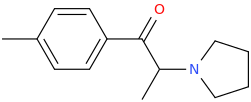 1-(4-methylphenyl)-1-oxo-2-(1-pyrrolidinyl)propane.png