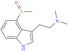 1-(4-methylsulfinylindole-3-yl)-2-dimethylaminoethane.png