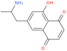 1-(5-hydroxy-1,4-naphthalenedione-7-yl)-2-methyl-2-aminoethane.png