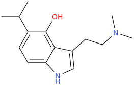 1-(5-isopropyl-4-hydroxyindole-3-yl)-2-dimethylaminoethane.png
