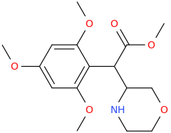 1-(morpholin-3-yl)-1-carbomethoxy-1-(2,4,6-trimethoxyphenyl)methane.png