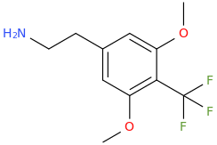 1-amino-2-(4-trifluoromethyl-3,5-dimethoxyphenyl)ethane.png