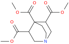 1-aza-3,4,5-tris(carbomethoxy)-bicyclo[2.2.2]octane.png