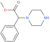 1-carbomethoxy-1-(piperazin-1-yl)-1-phenylmethane.png