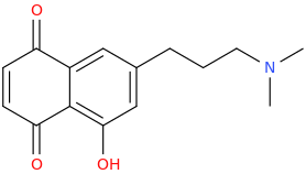 1-dimethylamino-3-(1,4-dioxo-5-hydroxynaphthalene-7-yl)propane.png