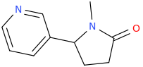 1-methyl-2-oxo-5-(3-pyridinyl)pyrrolidine.png