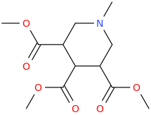 1-methyl-3,4,5-tricarbomethoxypiperidine.png