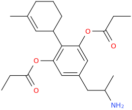 1-methyl-3-(4-(2-aminopropyl)-2,6-bis(1-oxopropoxy)phenyl)cyclohex-1-ene.png