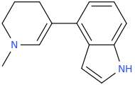 1-methyl-3-(indole-4-yl)-1-azacyclohex-2-ene.png