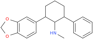 1-methylamino-2-phenyl-6-(3,4-methylenedioxyphenyl)-cyclohexane.png