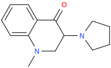 1-oxo-2-(1-pyrrolidinyl)-4-methyl-4-azatetralin.png
