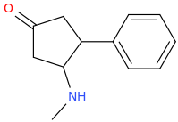 1-oxo-3-methylamino-4-phenylcyclopentane.png